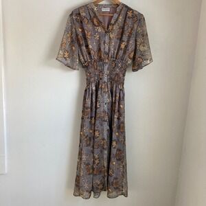 Dress forum Los Angeles women's floral maxi dress size small preowned
